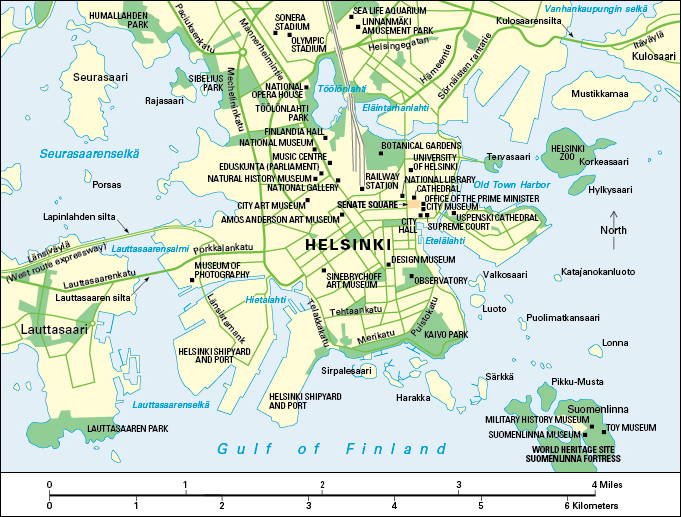 Helsinki, Finland: City and points of interest