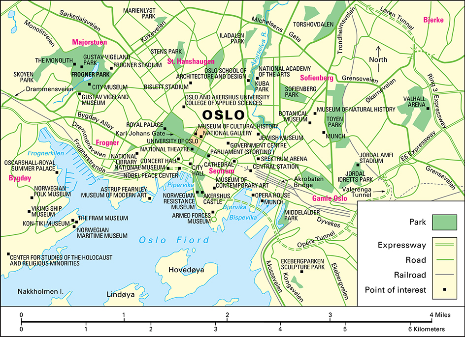 Oslo, Norway: City and points of interest