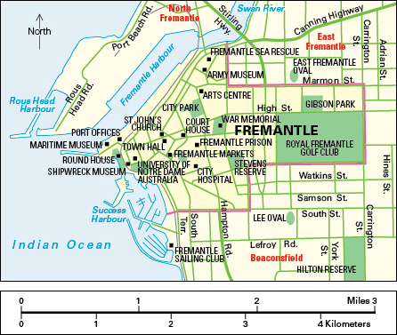 Fremantle, Western Australia: City and points of interest