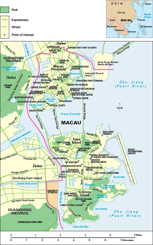 Macau, China: City and points of interest