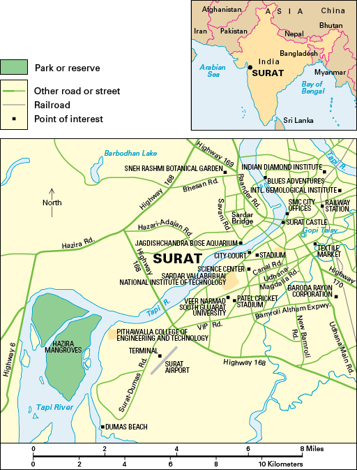 Surat, India: City and points of interest