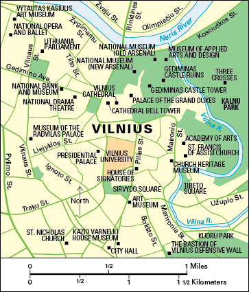 Vilnius, Lithuania: City and points of interest