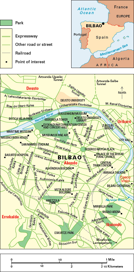 Bilbao, Spain: City and points of interest