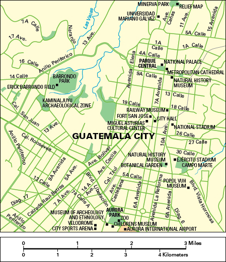 Guatemala City, Guatemala: City and points of interest