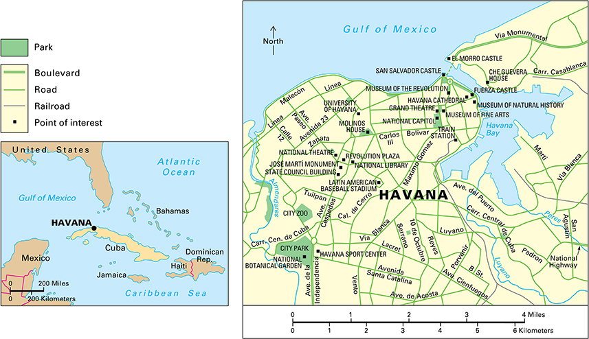 Havana, Cuba: City and points of interest