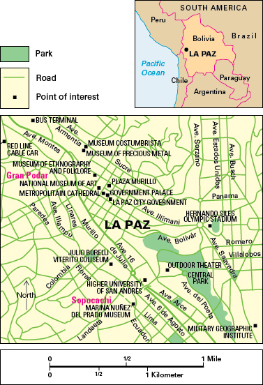 La Paz, Bolivia: City and points of interest