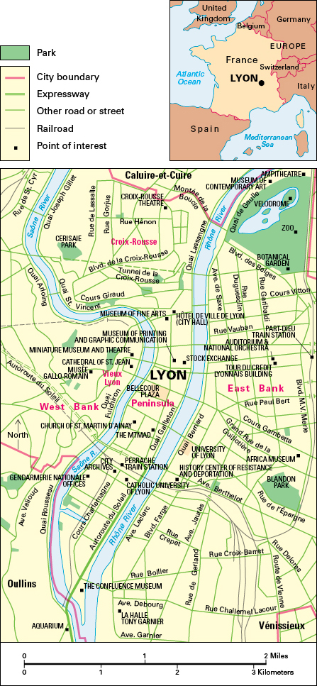 Lyon, France: City and points of interest