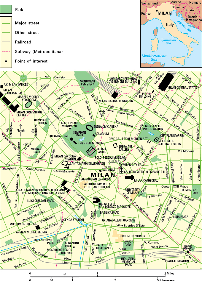 Milan, Italy: City and points of interest