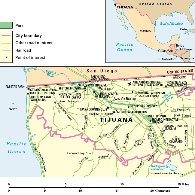 Tijuana, Mexico: City and points of interest