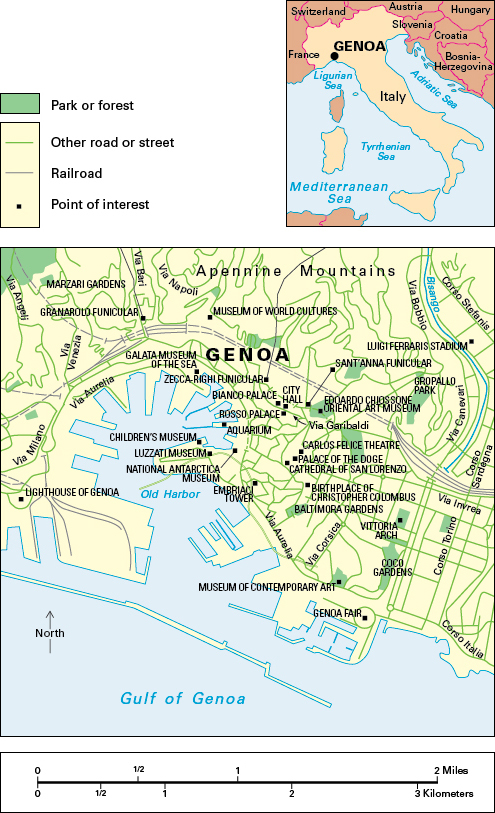 Genoa, Italy: City and points of interest