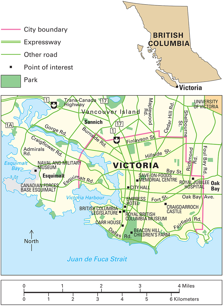 Victoria, British Columbia, Canada: City and points of interest