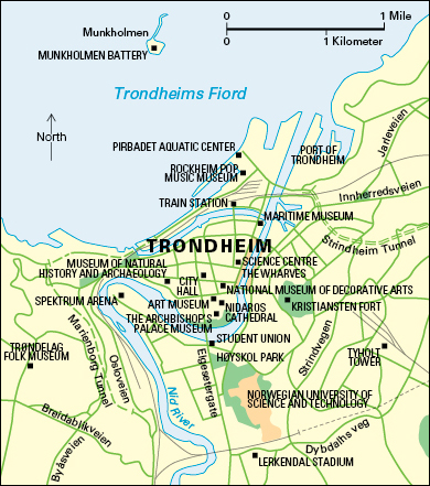 Trondheim, Norway: City and points of interest