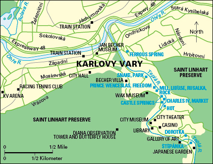 Karlovy Vary, Czech Republic: City and points of interest