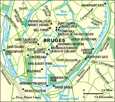 Bruges, Belgium: City and points of interest