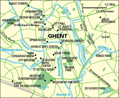 Ghent, Belgium: City and points of interest