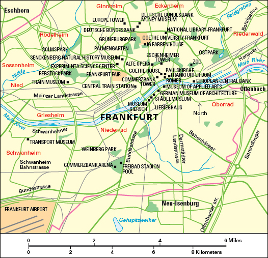 Frankfurt, Germany: City and points of interest