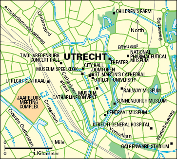 Utrecht, the Netherlands: City and points of interest