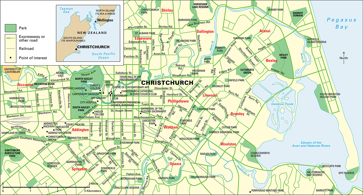 Christchurch, New Zealand: City and points of interest