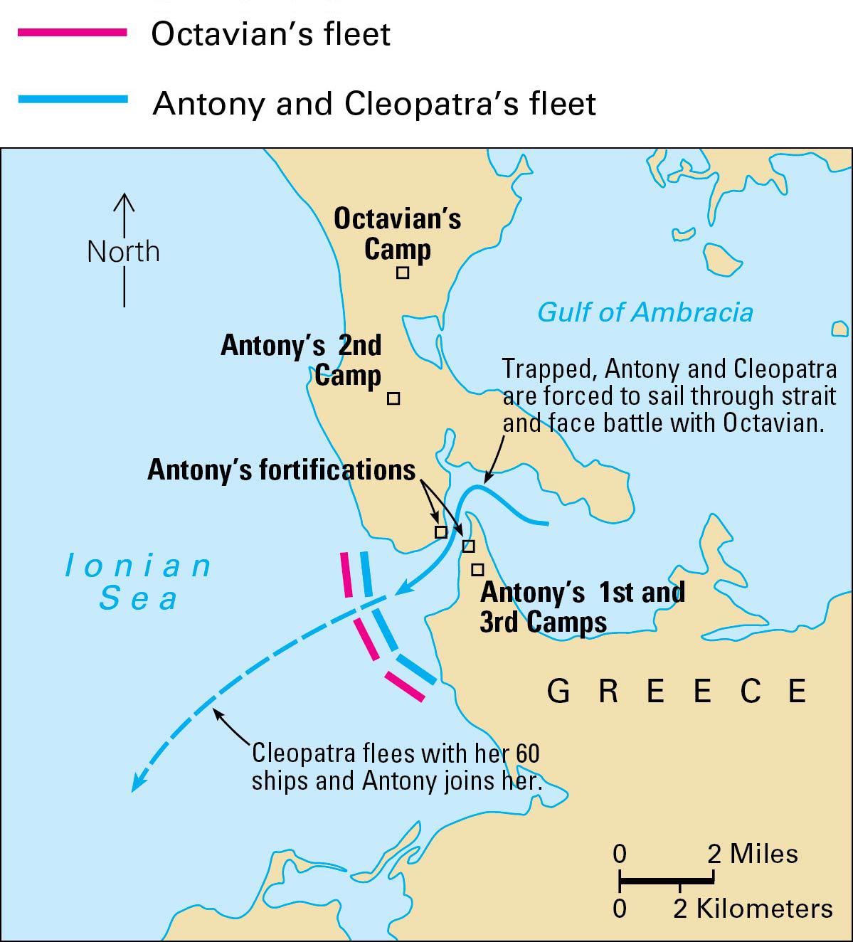 Battle of Actium, 31 B.C.