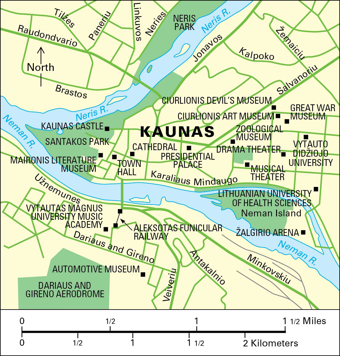 Kaunas, Lithuania: City and points of interest