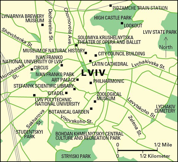 Lviv, Ukraine: City and points of interest