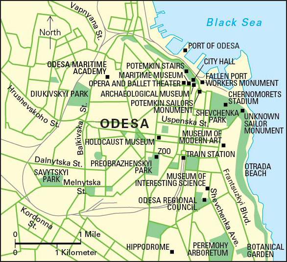 Odesa, Ukraine: City and points of interest