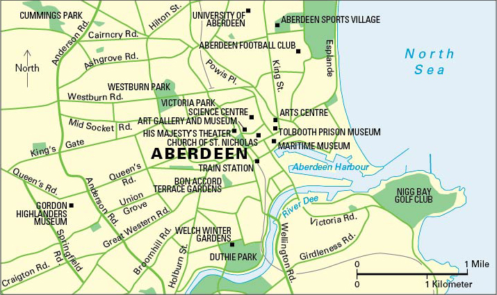 Aberdeen, Scotland: City and points of interest