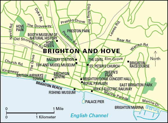 Brighton and Hove: City and points of interest