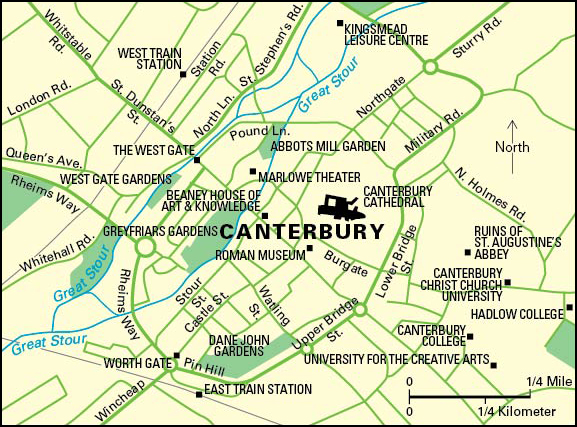 Canterbury, England: City and points of interest