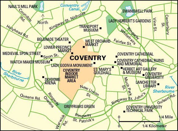 Coventry, England: City and points of interest