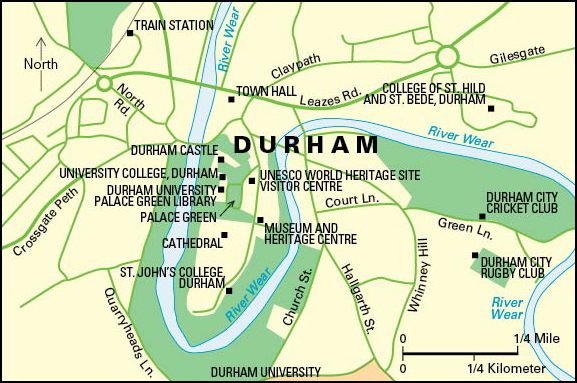 Durham, England: City and points of interest