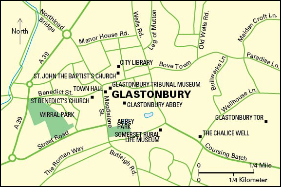 Glastonbury, England: City and points of interest