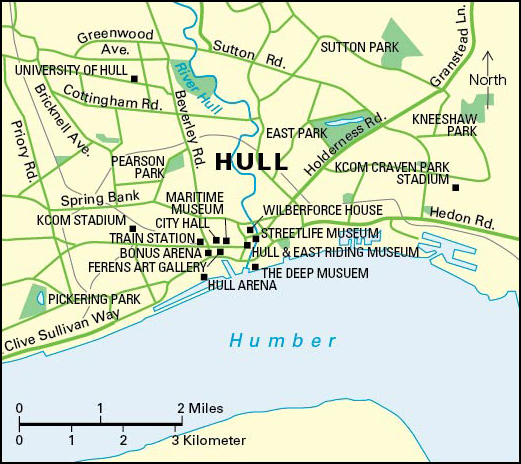 Hull, England: City and points of interest