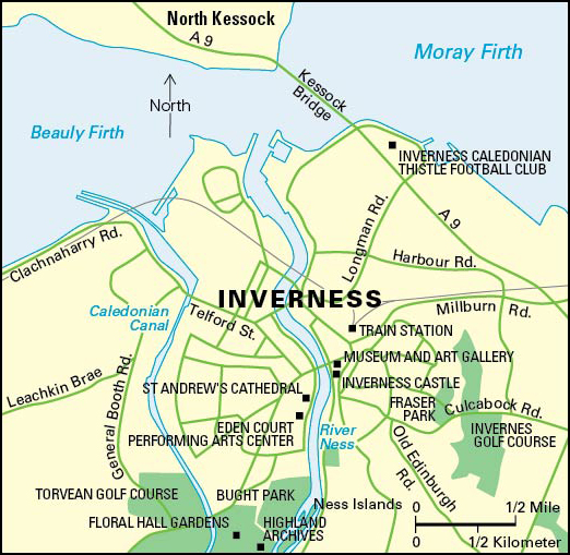 Inverness, Scotland: City and points of interest