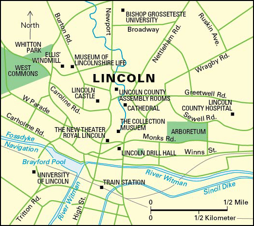 Lincoln, England: City and points of interest