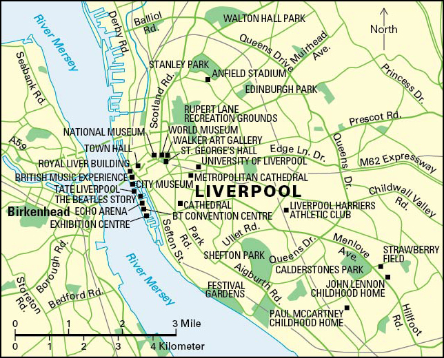 Liverpool, England: City and points of interest