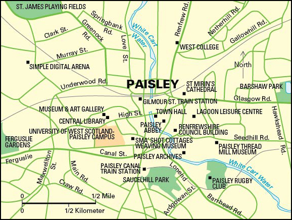 Paisley, Scotland: City and points of interest