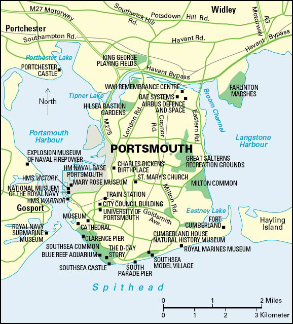 Portsmouth, England: City and points of interest