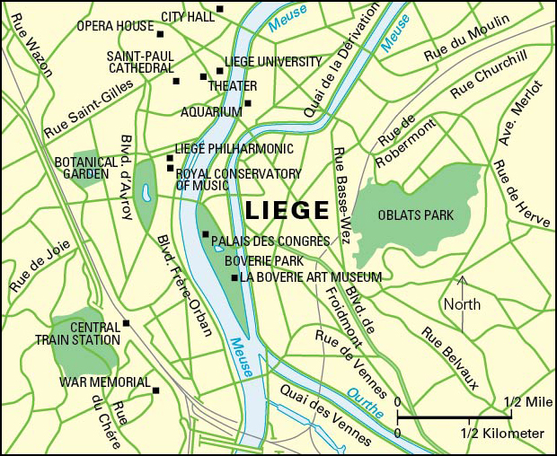 Liege is a city in eastern Belgium.