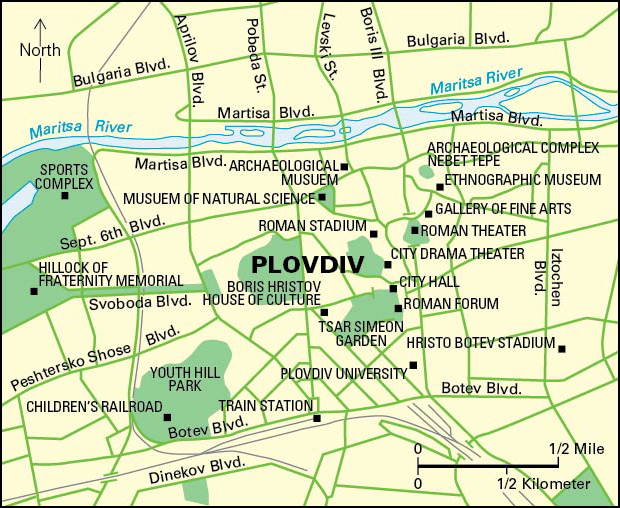 Plovdiv is Bulgaria's second largest city.