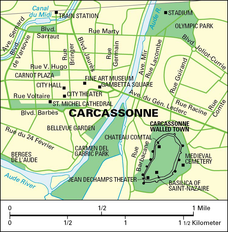 Carcassonne is a city in southern France.