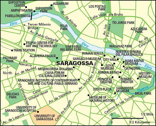 Saragossa, Spain: City and points of interest