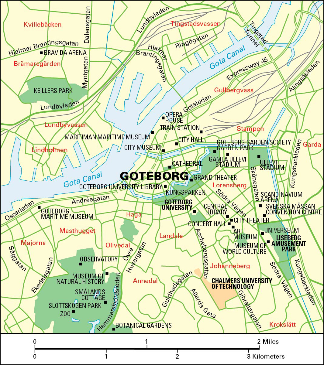 Goteborg: City and points of interest