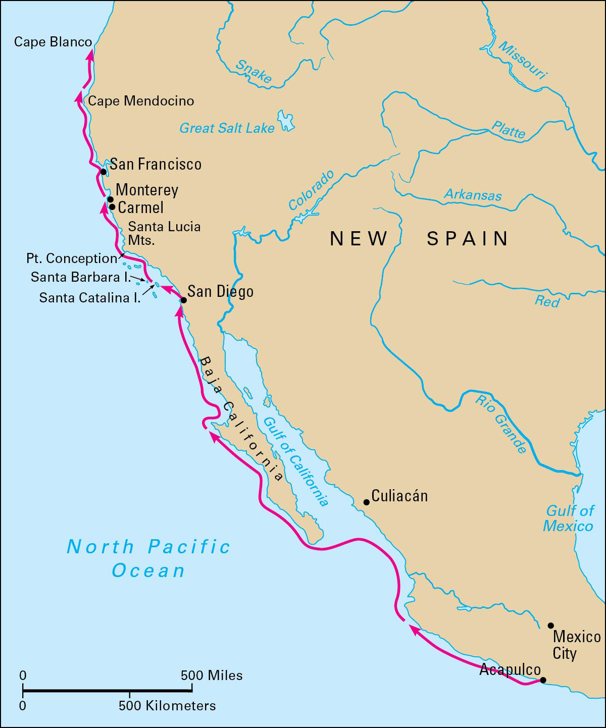 Sebastián Vizcaíno's North American expedition in 1602-1603