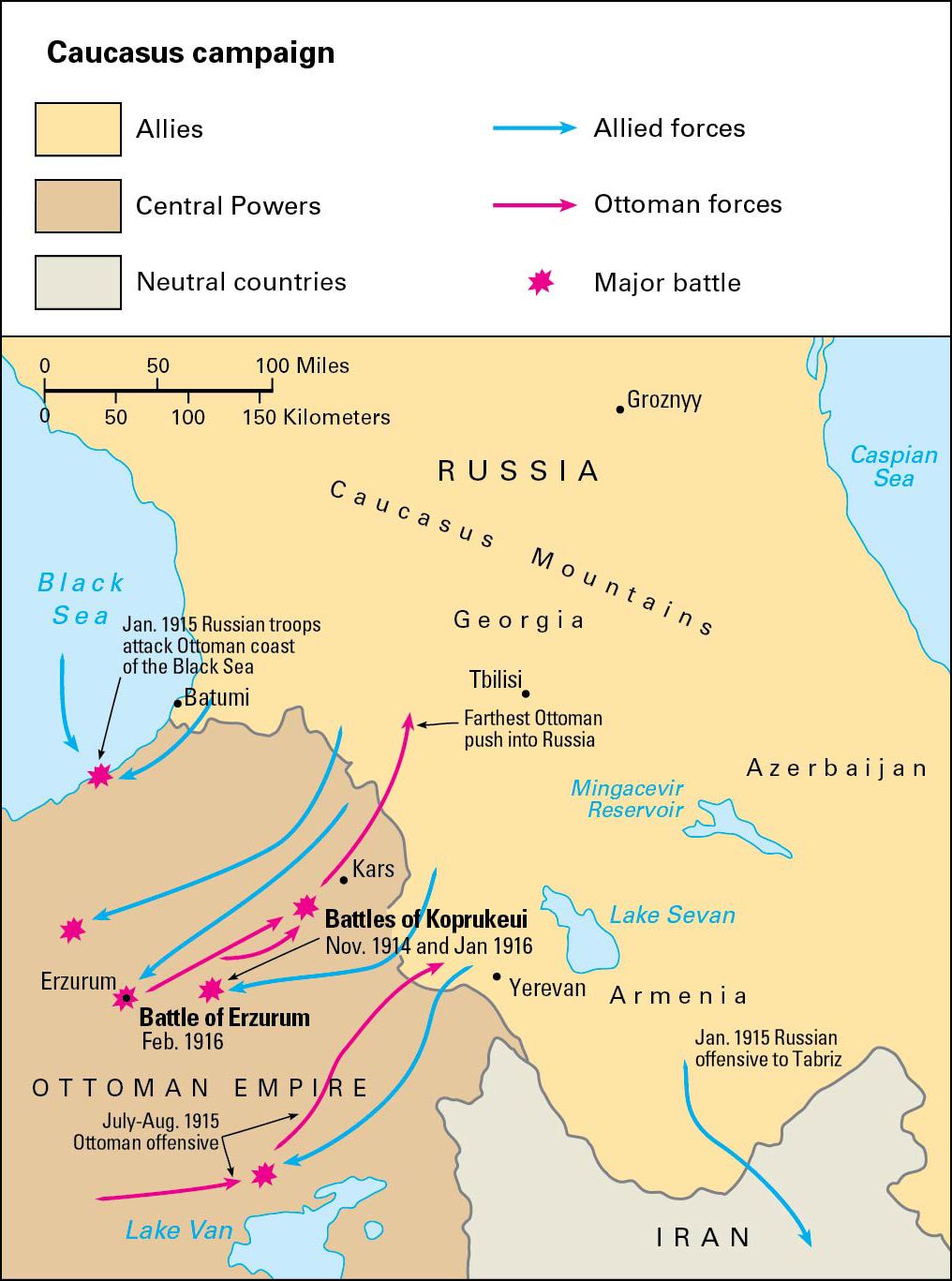 The Caucasus campaign of World War I