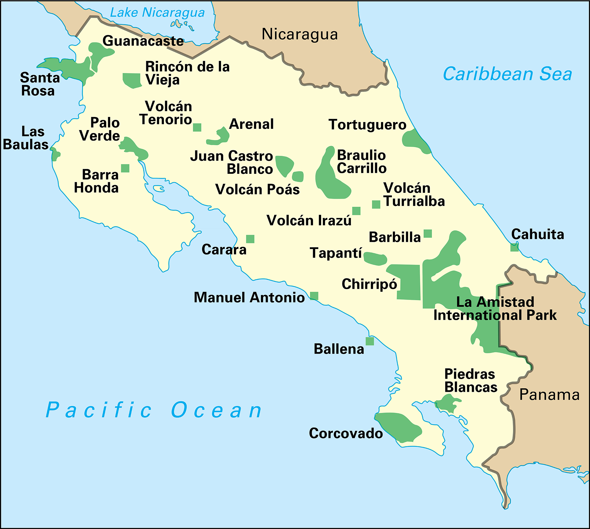 National Parks in Costa Rica