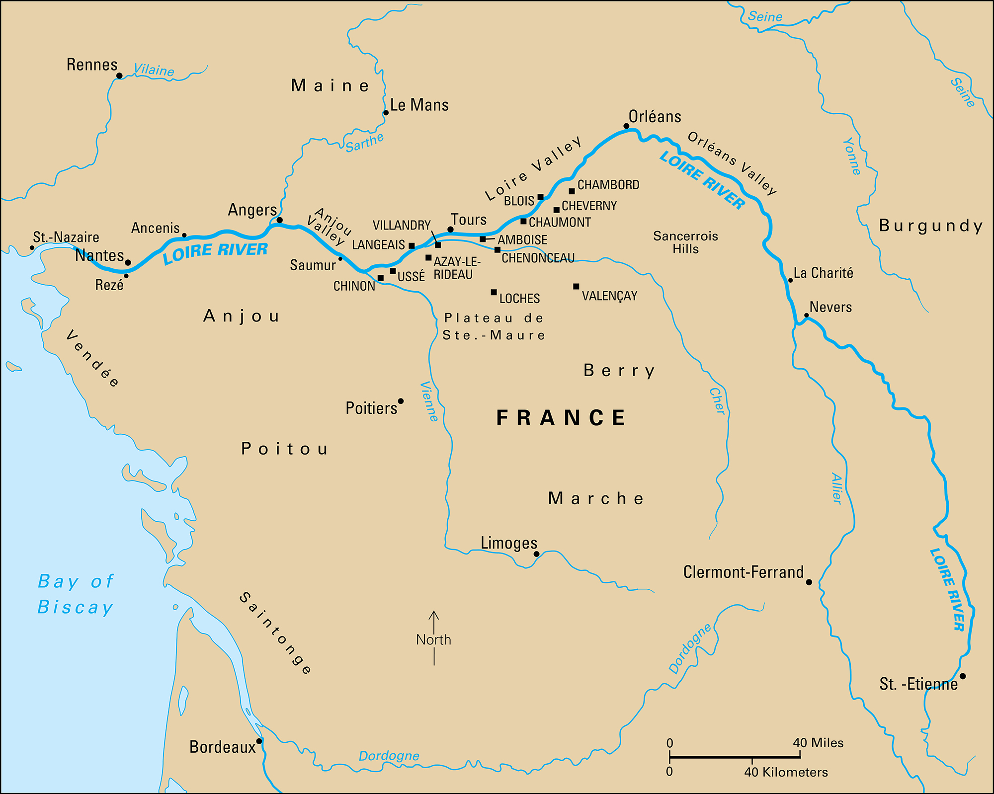 The Loire, France's longest river