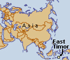 East Timor locator