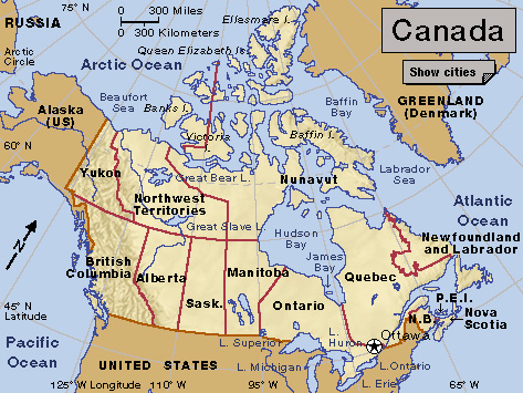 Canada provinces