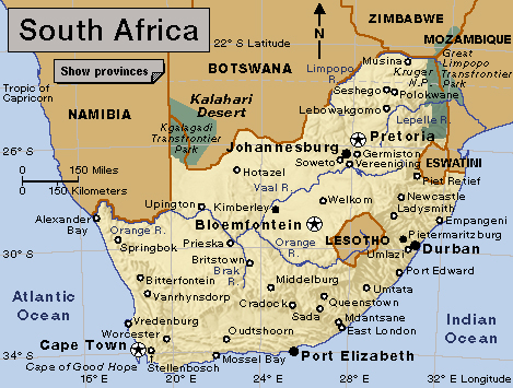 South Africa cities